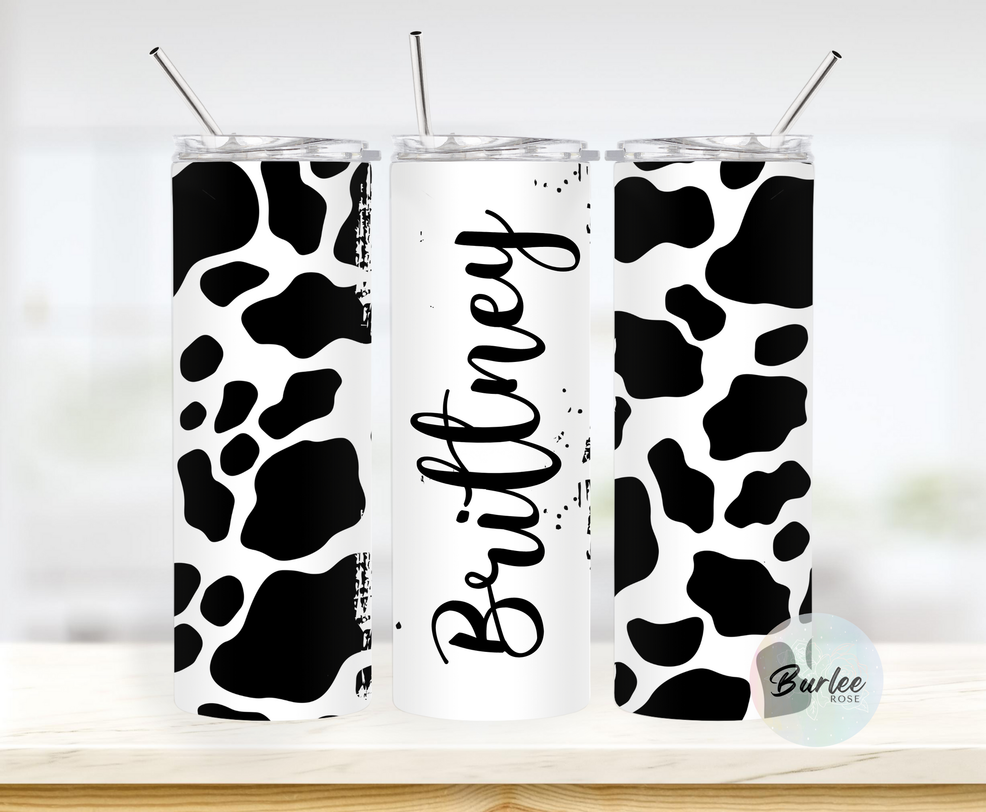 Cow Print Tumbler